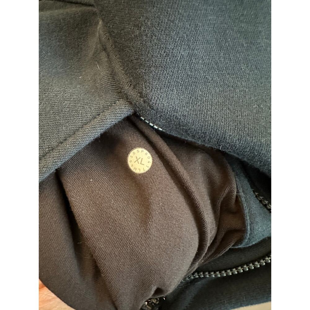 Lululemon Ritual Jacket Mens Nocturnal Teal Blue Full Zip Hoodie 2 Way Zipper XL - Picture 7 of 11